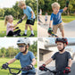 ROCKBROS Guantes de bicicleta para niños de dedo completo con protección Hard Shell