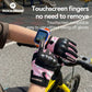 ROCKBROS Guantes de bicicleta para niños de dedo completo con protección Hard Shell