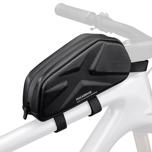 ROCKBROS 1.4L bolsa de cuadro bolsa de bicicleta para cuadros de bicicleta impermeable hasta 6,8 pulgadas