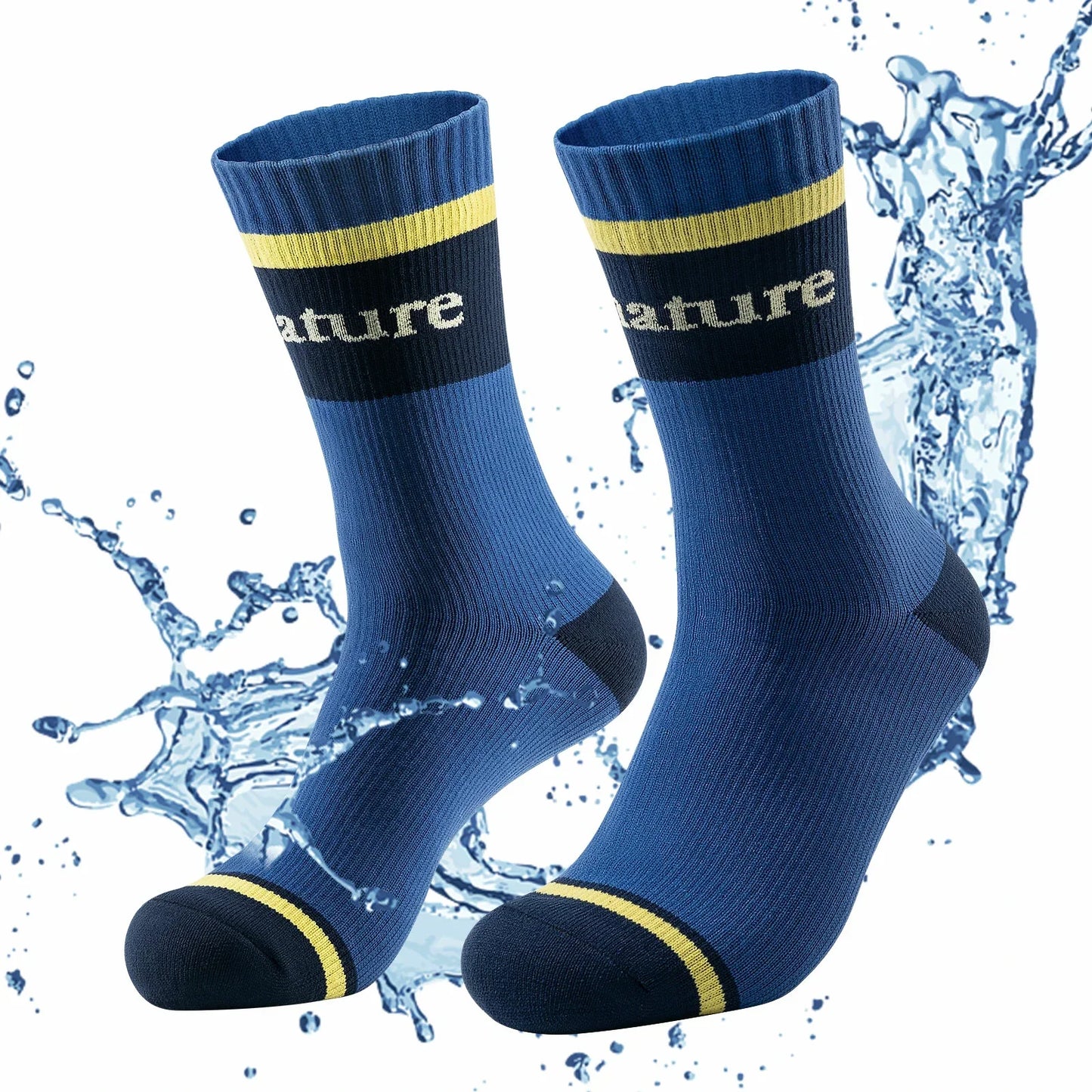 Calcetines de ciclismo impermeables, transpirables, unisex, Quantature