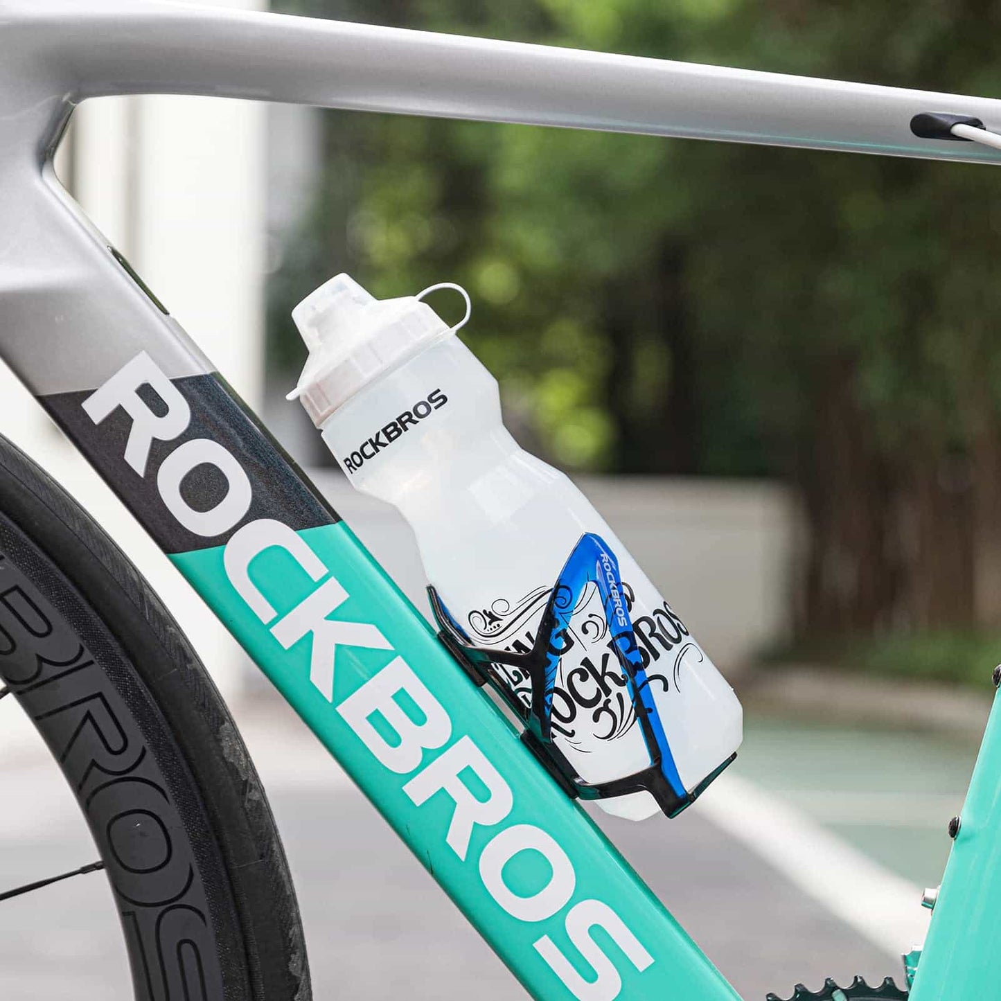 Portabidón ligero para bicicleta de PC de 35 g ROCKBROS