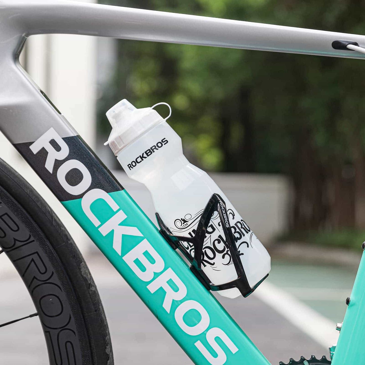 Portabidón ligero para bicicleta de PC de 35 g ROCKBROS