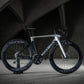 Juego de ruedas de carbono 700C de 65 mm con freno de disco y eje pasante para bicicleta de carretera ROCKBROS