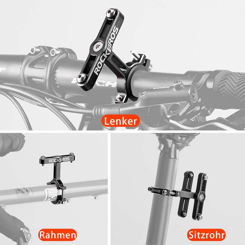 Adaptador universal de portabotellas de aluminio para bicicletas y motocicletas ROCKBROS