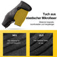 Guantes de equitación antideslizantes con dedos reflectantes, tallas S-XXL, ROCKBROS