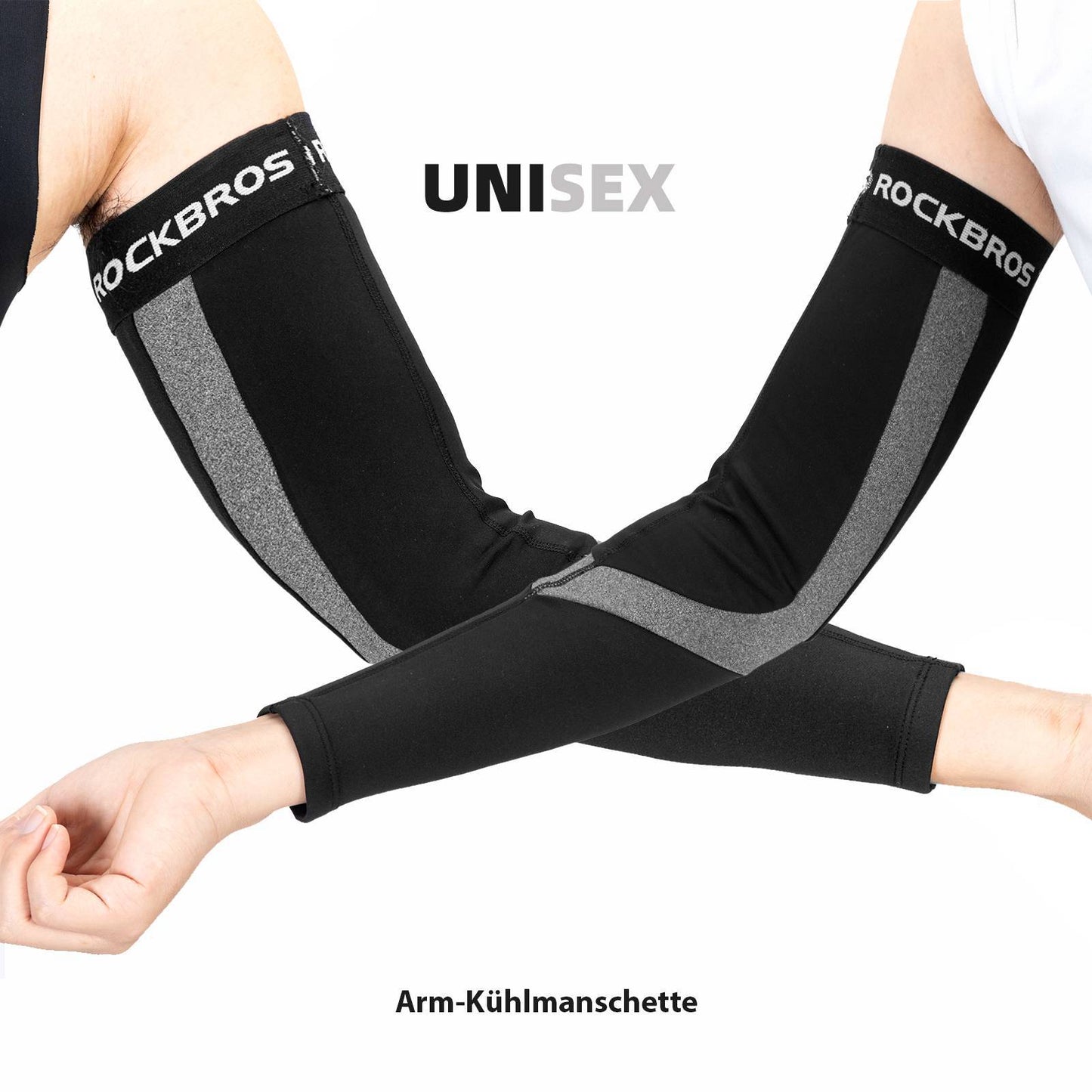 Calentadores de brazos de invierno para ciclismo, senderismo, running y actividades al aire libre - ROCKBROS