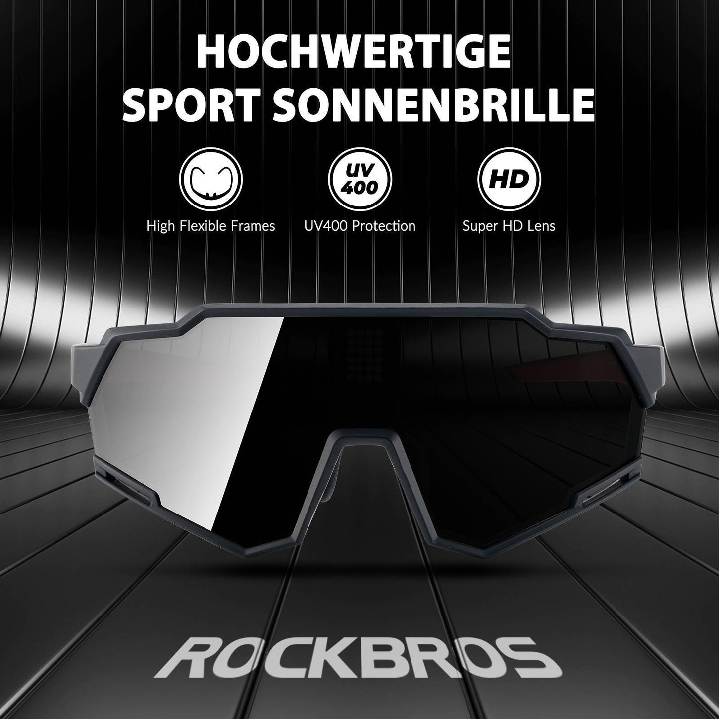 Gafas fotocromáticas electrónicas, gafas de ciclismo inteligentes ROCKBROS
