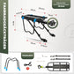 Portaequipajes para bicicletas con reflector y cierre rápido, 24-29 pulgadas, ROCKBROS