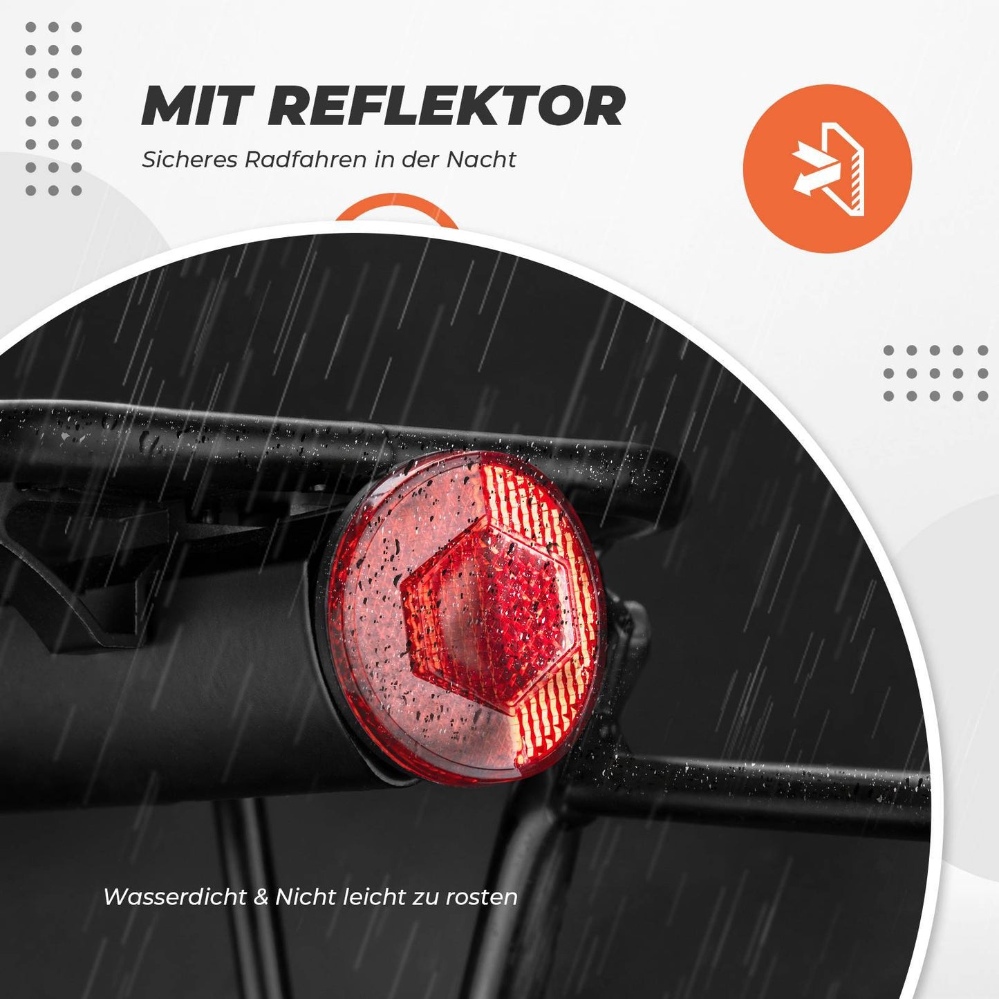Portaequipajes de bicicleta ajustable con cierre rápido y reflector, ROCKBROS