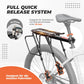Portaequipajes de bicicleta ajustable con cierre rápido y reflector, ROCKBROS