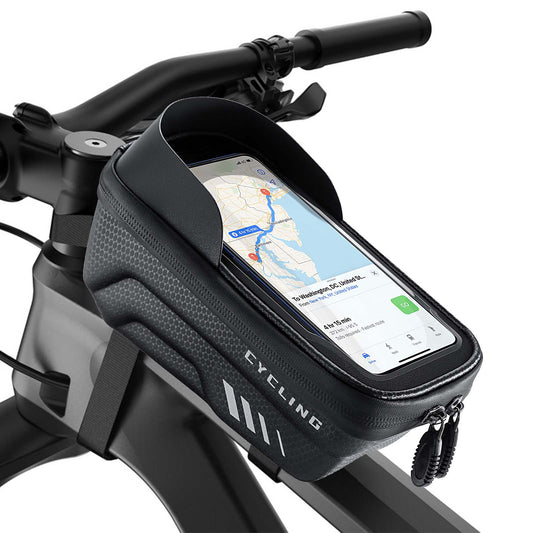 Bolsa para teléfono de bicicleta, soporte para teléfono, compatible con pantalla táctil, 6,7 pulgadas, ROCKBROS