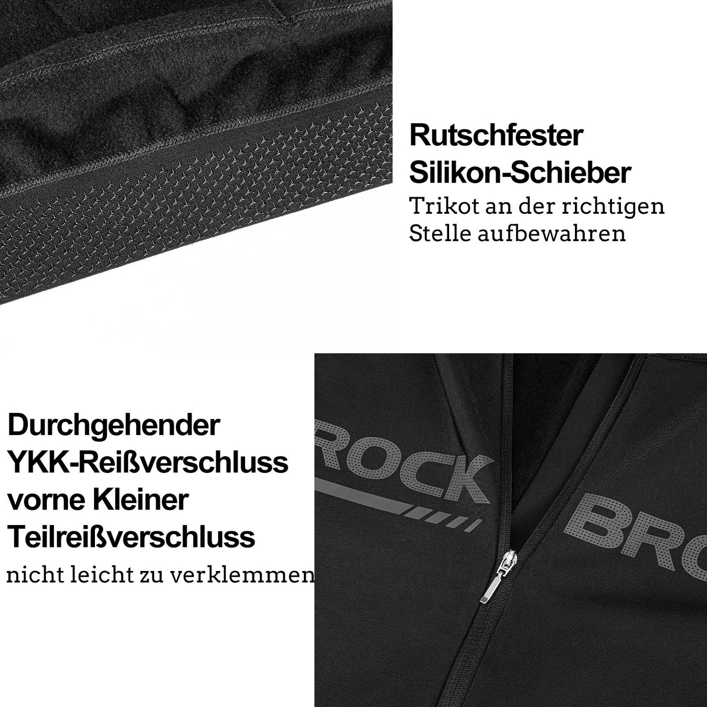 Pantalones de ciclismo de invierno, ropa de ciclismo a prueba de viento, deportivos ROCKBROS