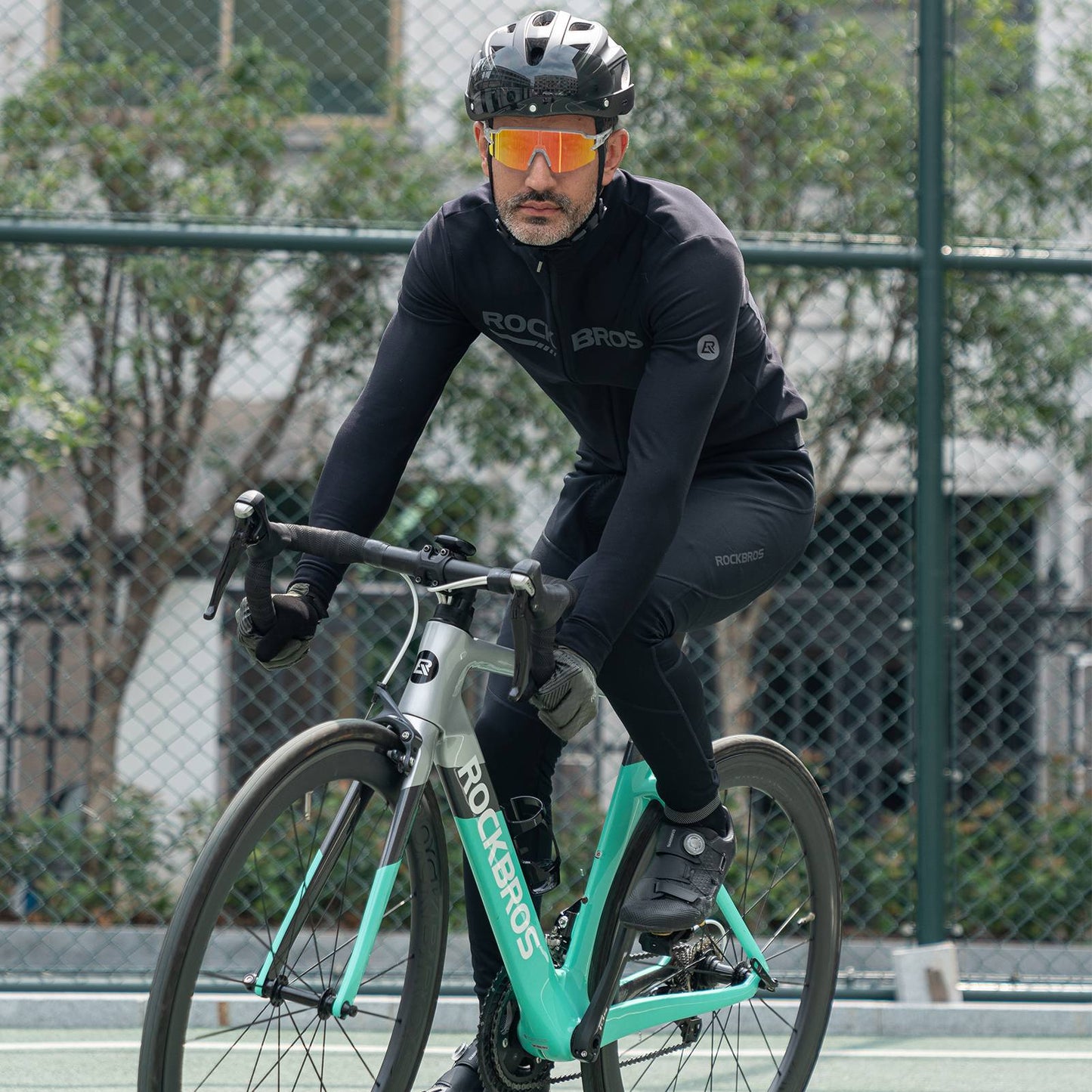 Chaqueta de ciclismo de invierno, ropa de ciclismo a prueba de viento, deportiva, ROCKBROS