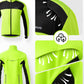 Chaqueta y pantalones de ciclismo Traje de ciclismo de invierno Verde brillante ROCKBROS