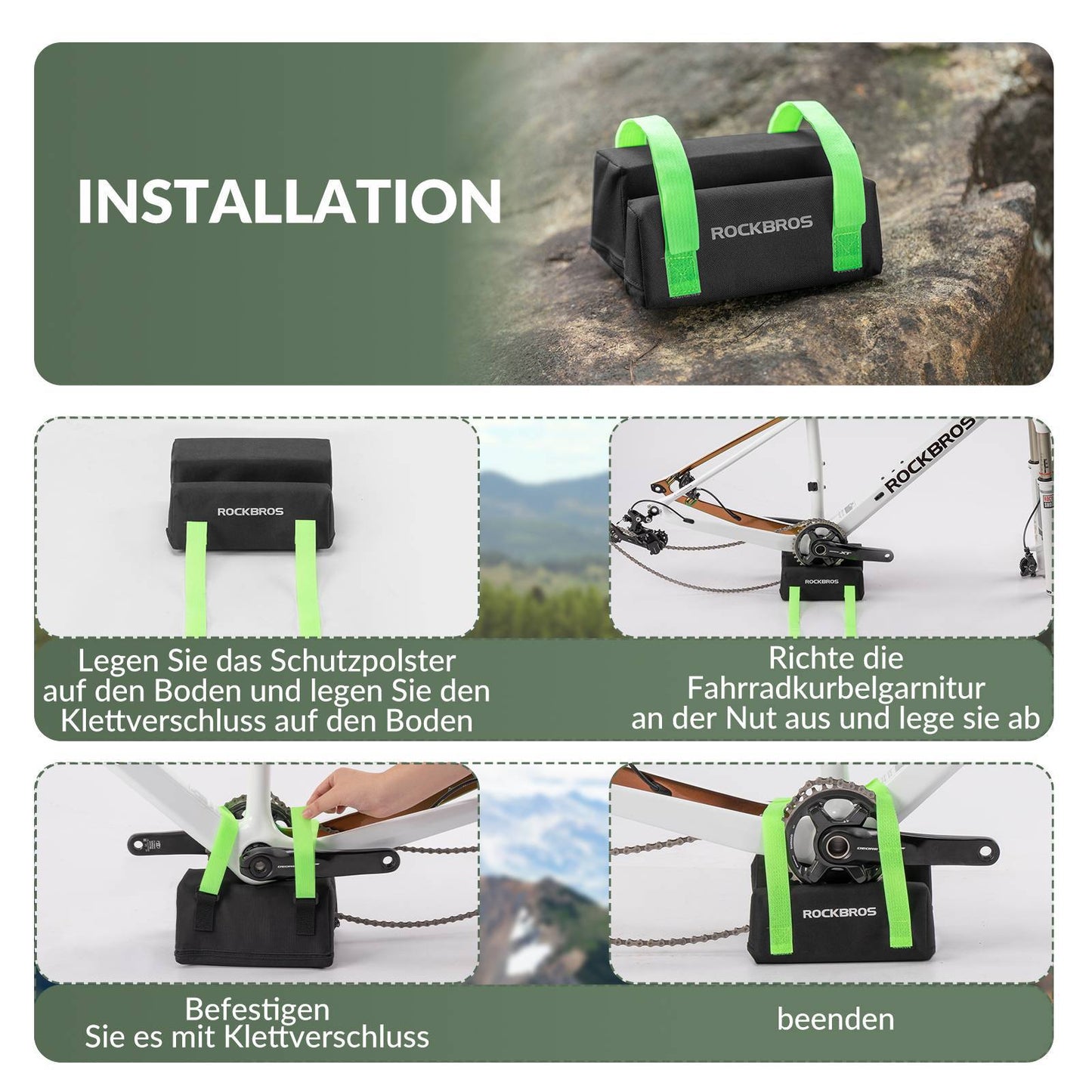Juego de protectores de platos de bicicleta, accesorios universales para bicicletas ROCKBROS