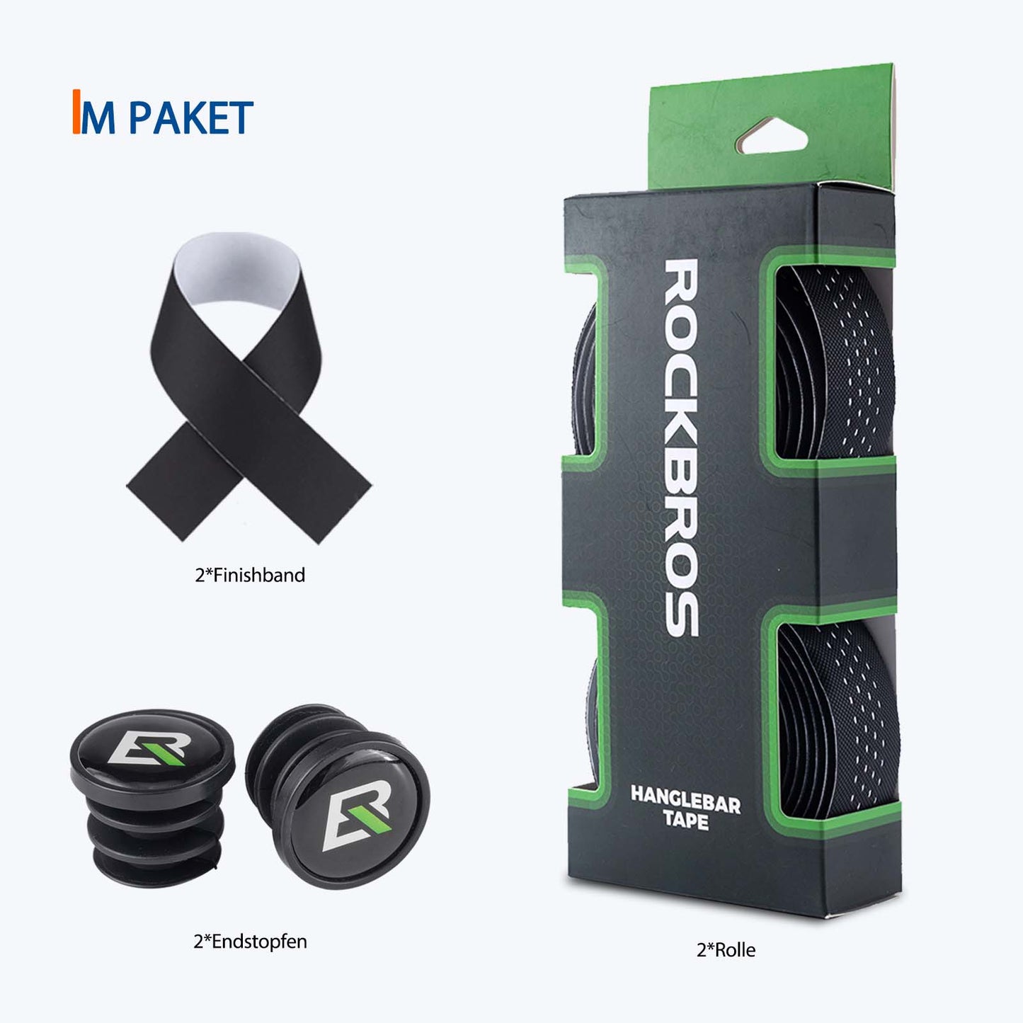 Cinta de manillar de bicicleta para bicicletas de montaña y carretera, tamaño estándar, cuatro colores, ROCKBROS