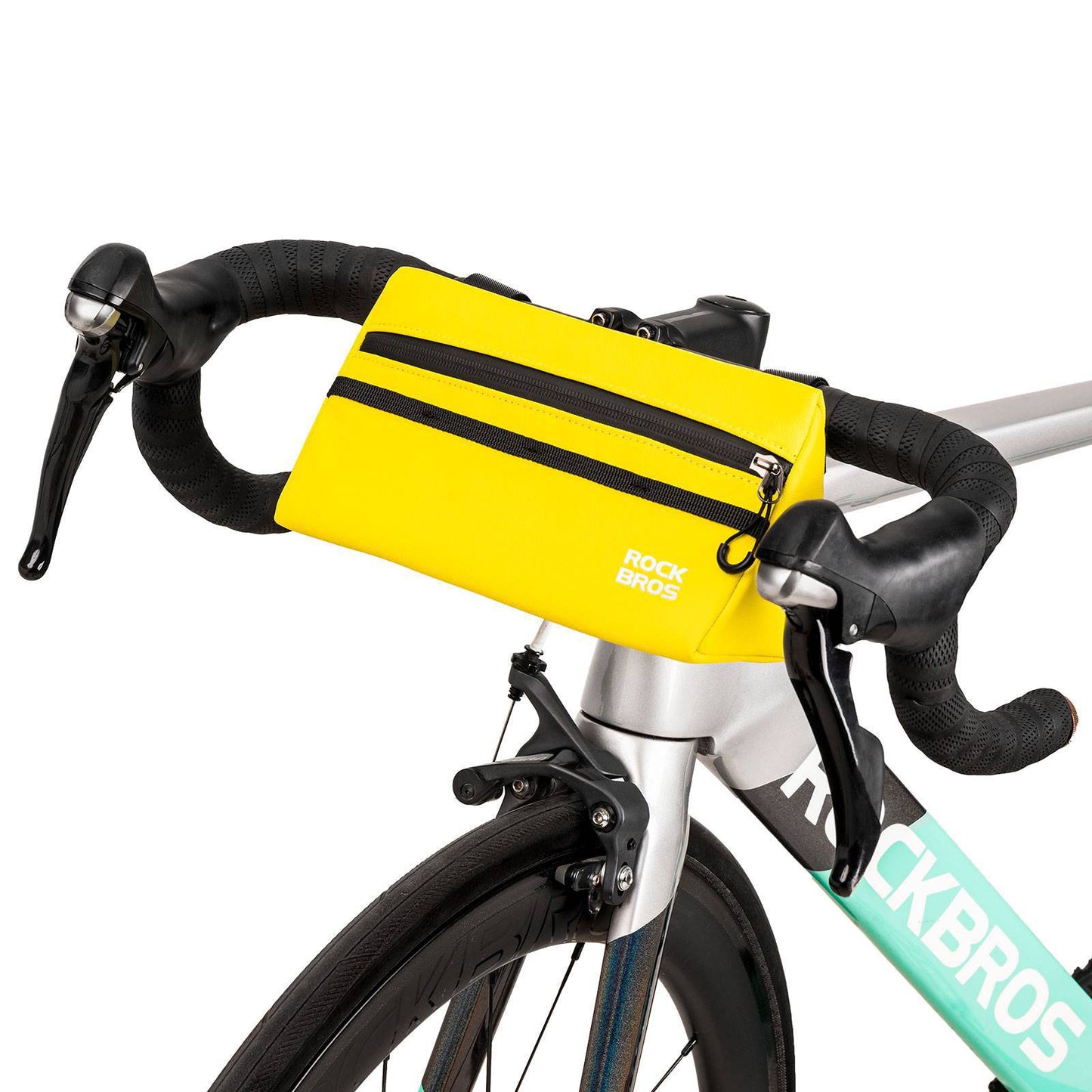 Bolsa para manillar de bicicleta, bolsa para bicicleta, cesta para bicicleta, 6 colores, aprox. 1,3 L, ROCKBROS