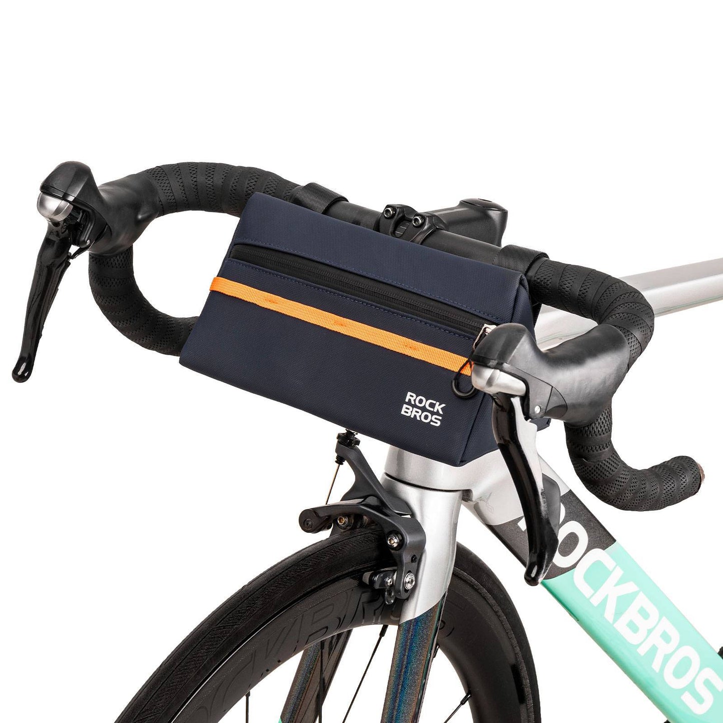 Bolsa para manillar de bicicleta, bolsa para bicicleta, cesta para bicicleta, 6 colores, aprox. 1,3 L, ROCKBROS