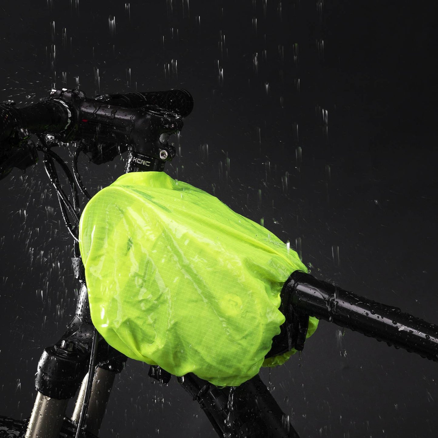 Bolsa para cuadro de bicicleta con soporte para teléfono giratorio 360°, 1,5 L, BK ROCKBROS