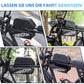 Bolsa para cuadro de bicicleta, impermeable, para tubo superior, 4,5 l, color negro, ROCKBROS