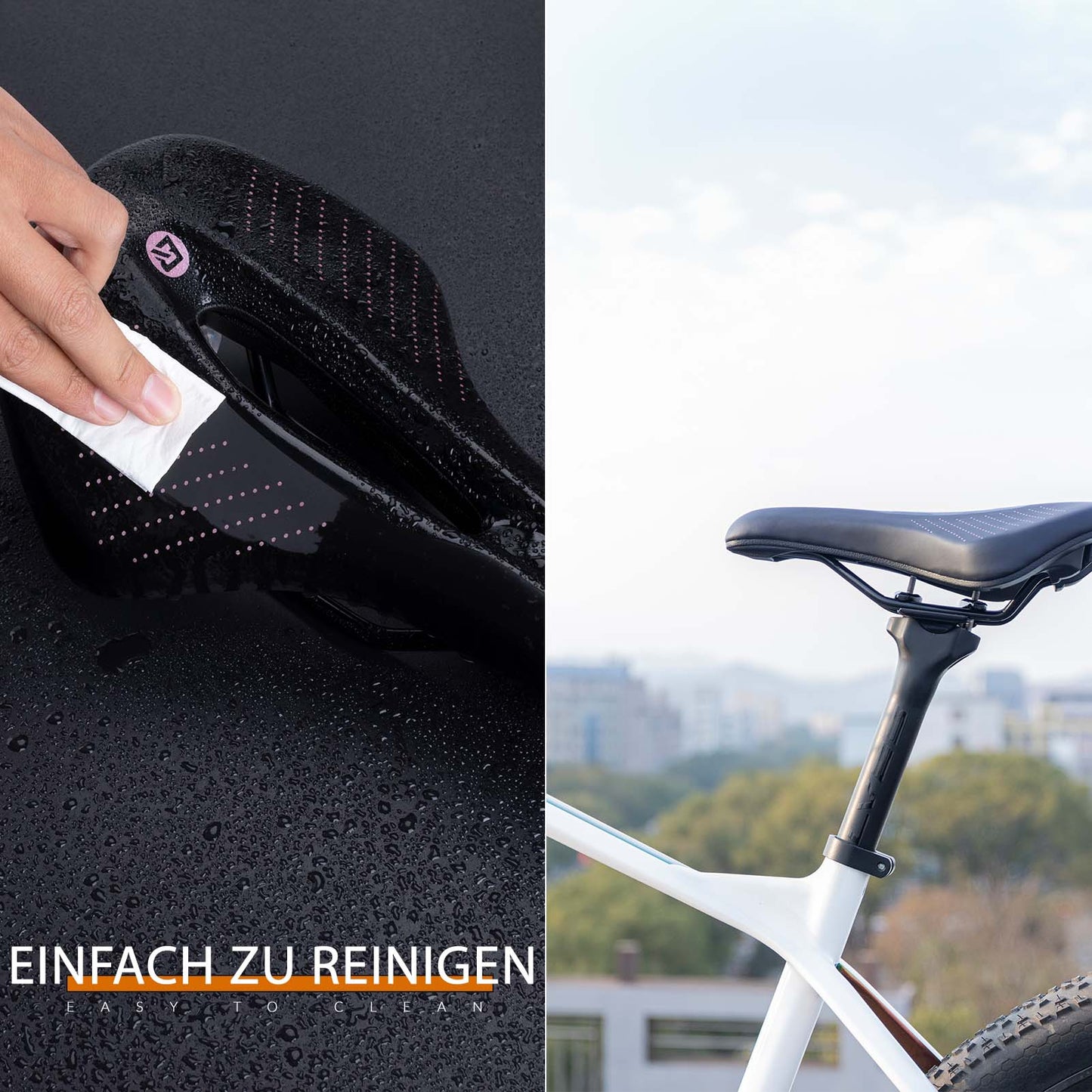 Sillín de bicicleta ergonómico con amortiguación unisex ROCKBROS