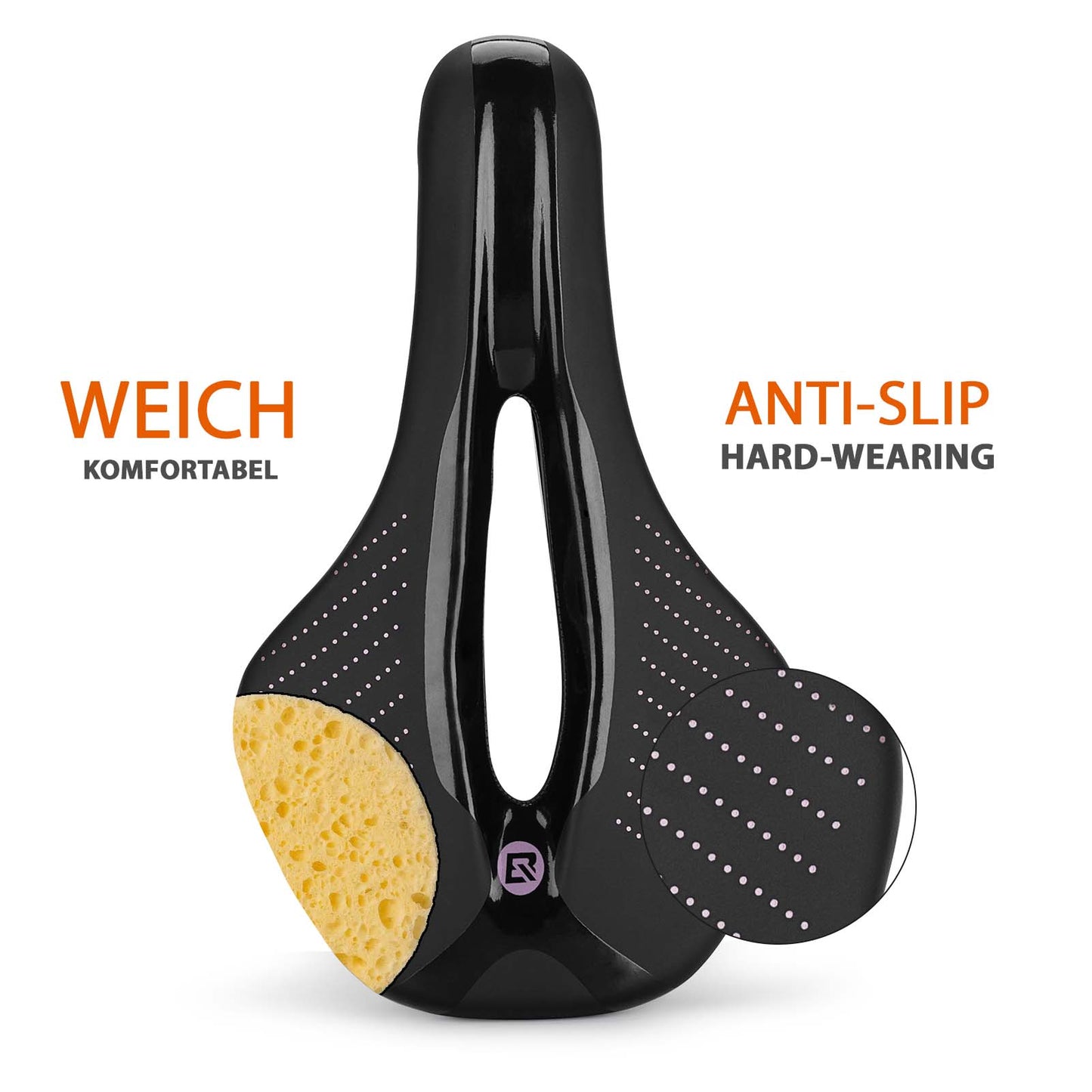 Sillín de bicicleta ergonómico con amortiguación unisex ROCKBROS