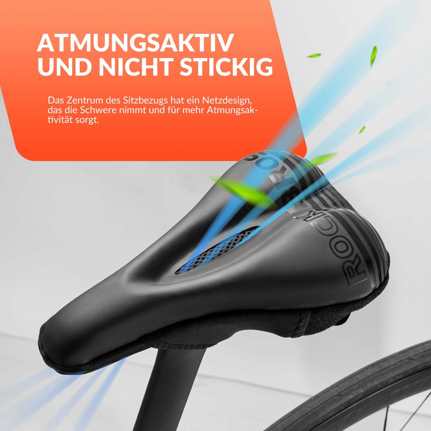 Funda para sillín de bicicleta con acolchado de gel suave ROCKBROS