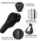 Funda de gel para sillín de bicicleta, color negro, ROCKBROS