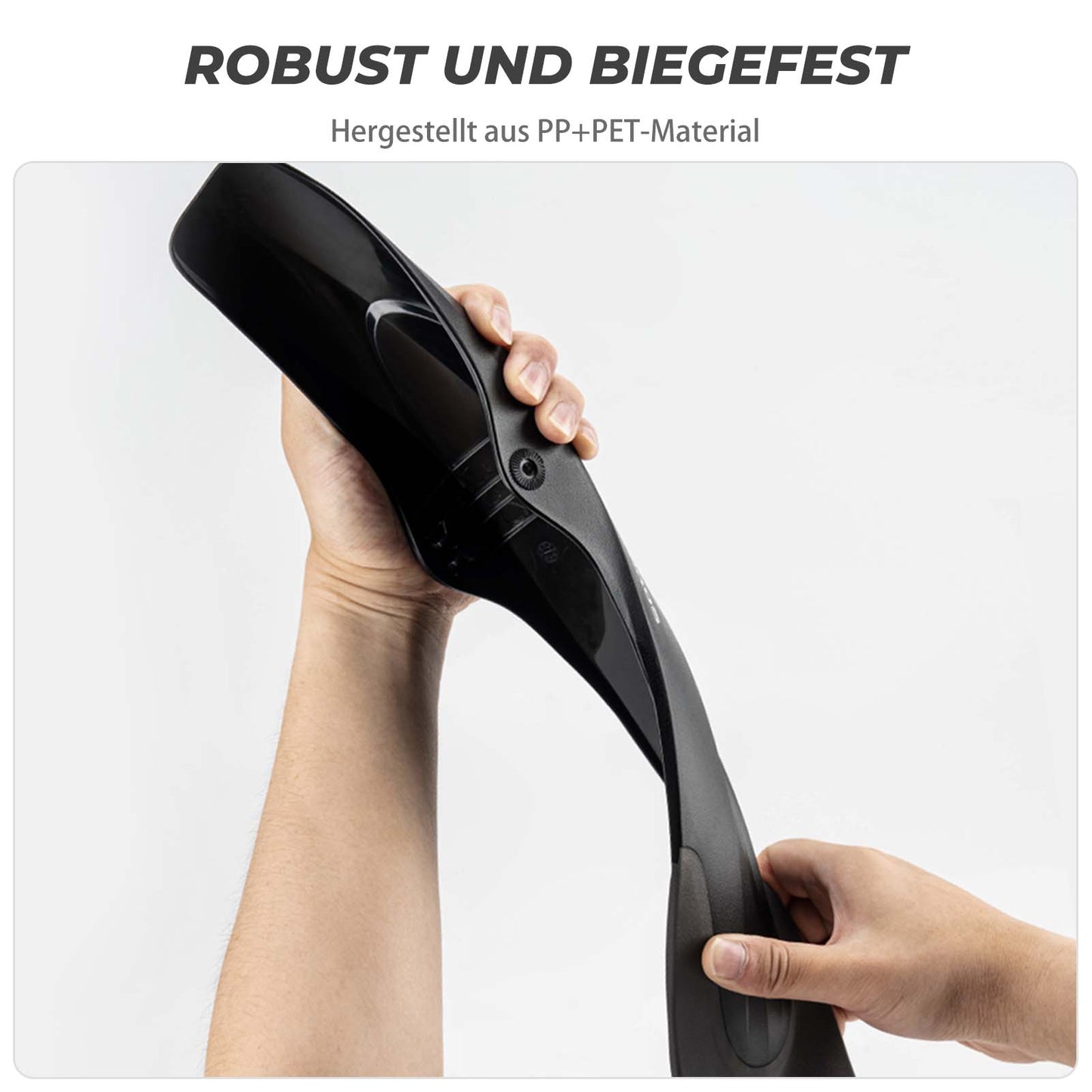 Juego de guardabarros de bicicleta delantero/trasero flexible ajustable ROCKBROS