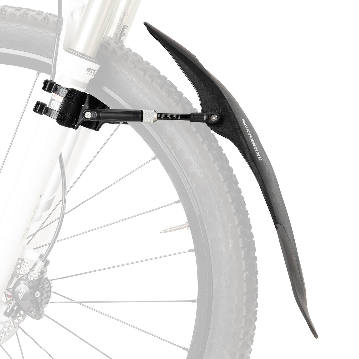 Juego de guardabarros de bicicleta delantero/trasero flexible ajustable ROCKBROS
