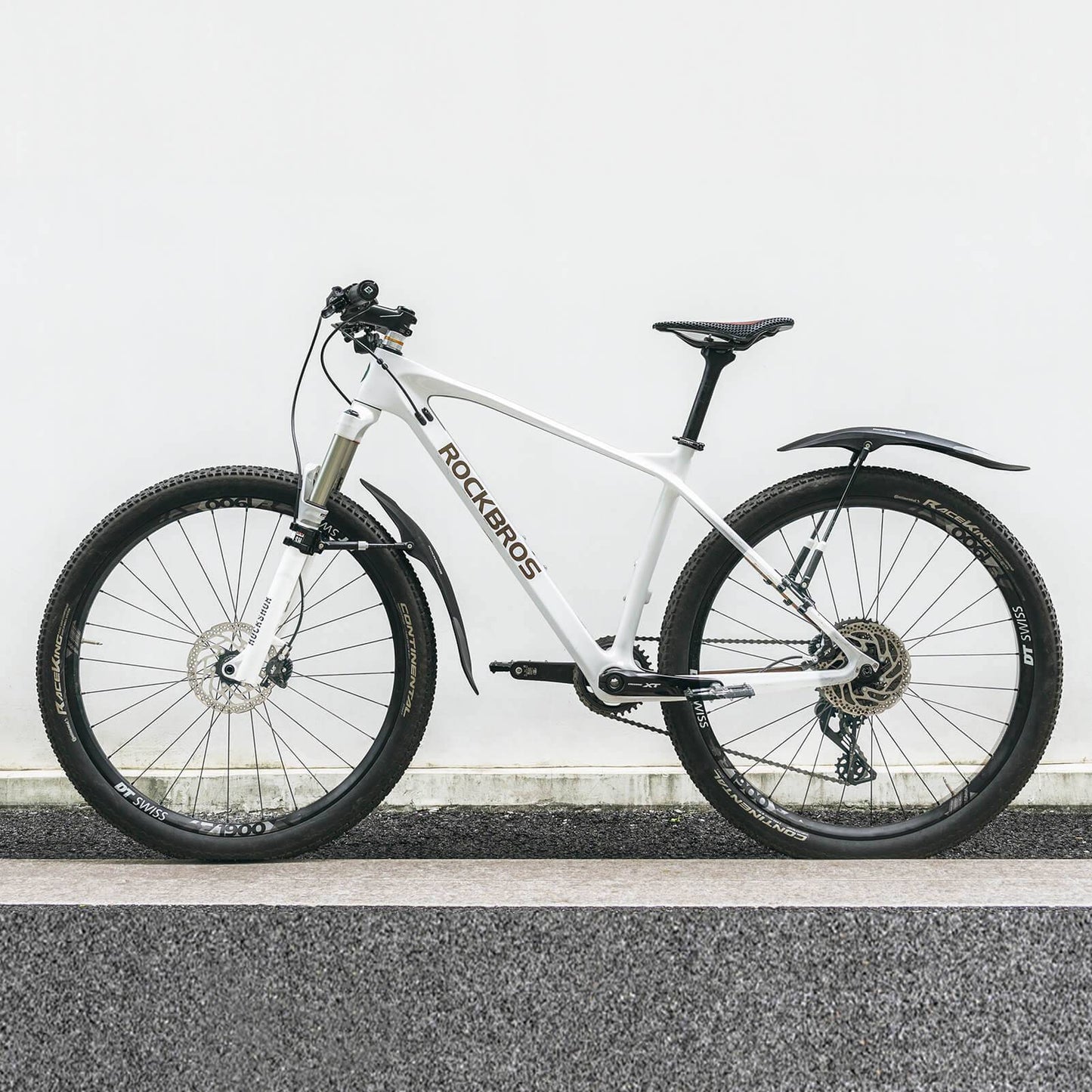 Juego de guardabarros de bicicleta delantero/trasero flexible ajustable ROCKBROS