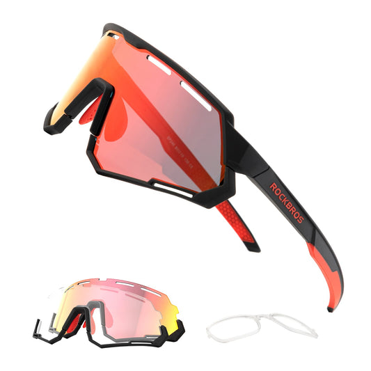 Gafas de ciclismo 2 en 1 deportivas polarizadas y fotocromáticas ROCKBROS