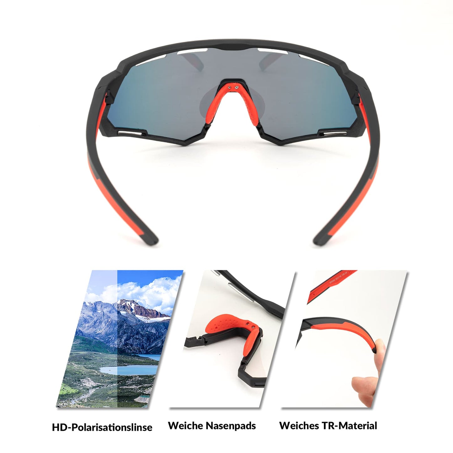 Gafas de ciclismo 2 en 1 deportivas polarizadas y fotocromáticas ROCKBROS