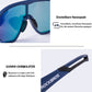 ROCKBROS Gafas de sol deportivas polarizadas para ciclistas (protección UV)