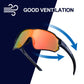 ROCKBROS Gafas de sol deportivas polarizadas para ciclistas (protección UV)