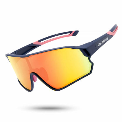 ROCKBROS Gafas de sol deportivas polarizadas para ciclistas (protección UV)