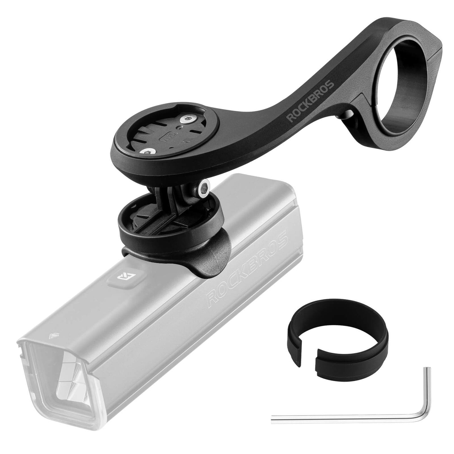 Soporte para ciclocomputador compatible con Garmin/iGPSPORT para manillares de 32-35 mm ROCKBROS