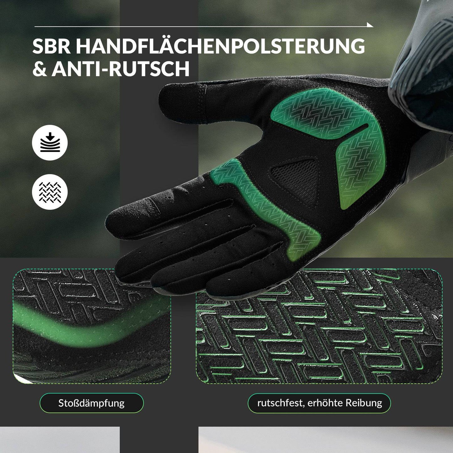 Guantes de ciclismo para mujer/hombre con pantalla táctil antideslizantes finos ROCKBROS