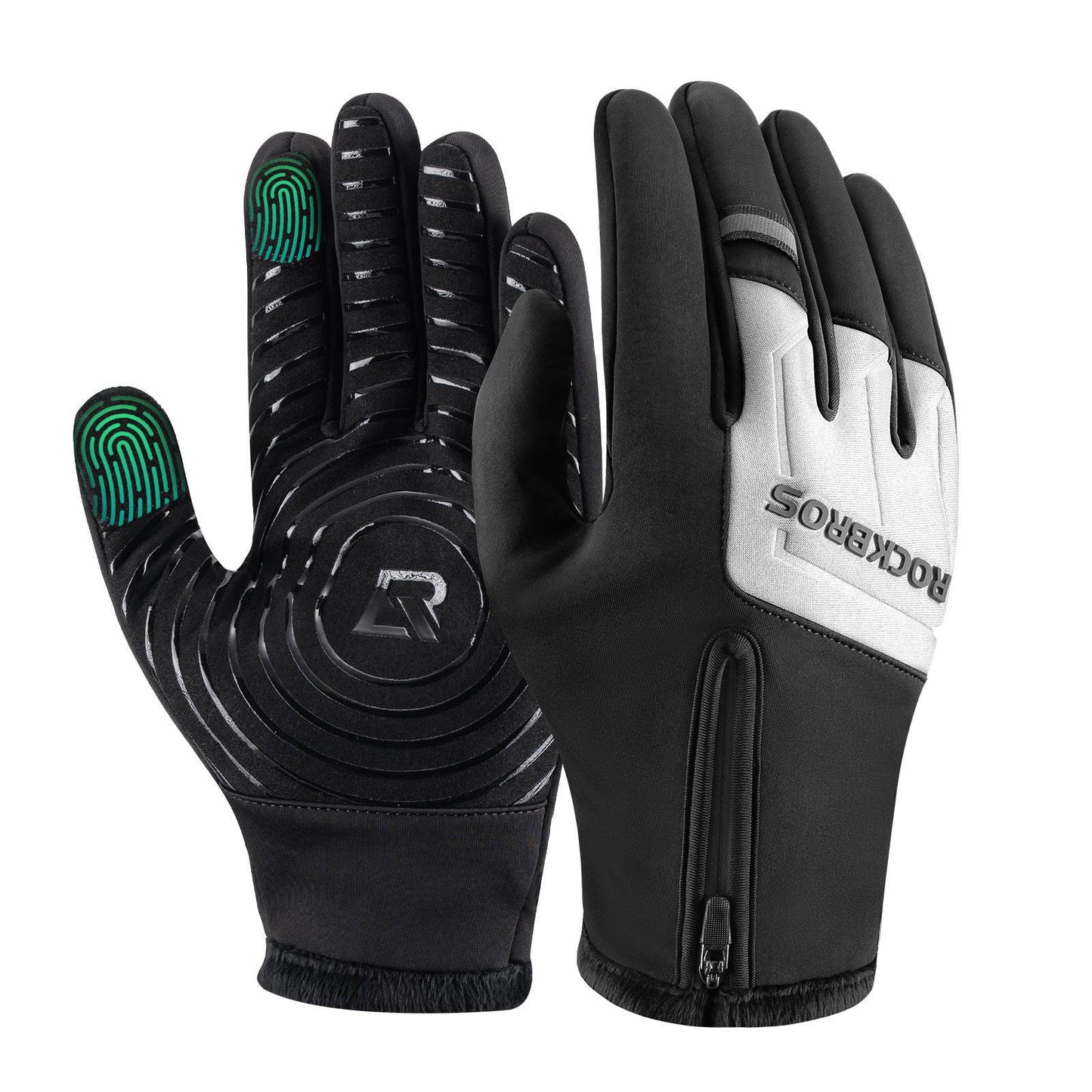 Guantes de ciclismo con pantalla táctil, cálidos guantes de invierno S-XL ROCKBROS