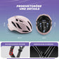 ROCKBROS Casco de bicicleta 58-62cm Ajustable Casco urbano Ventilación Unisex