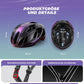 ROCKBROS Casco de bicicleta 58-62cm Ajustable Casco urbano Ventilación Unisex