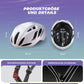 ROCKBROS Casco de bicicleta 58-62cm Ajustable Casco urbano Ventilación Unisex