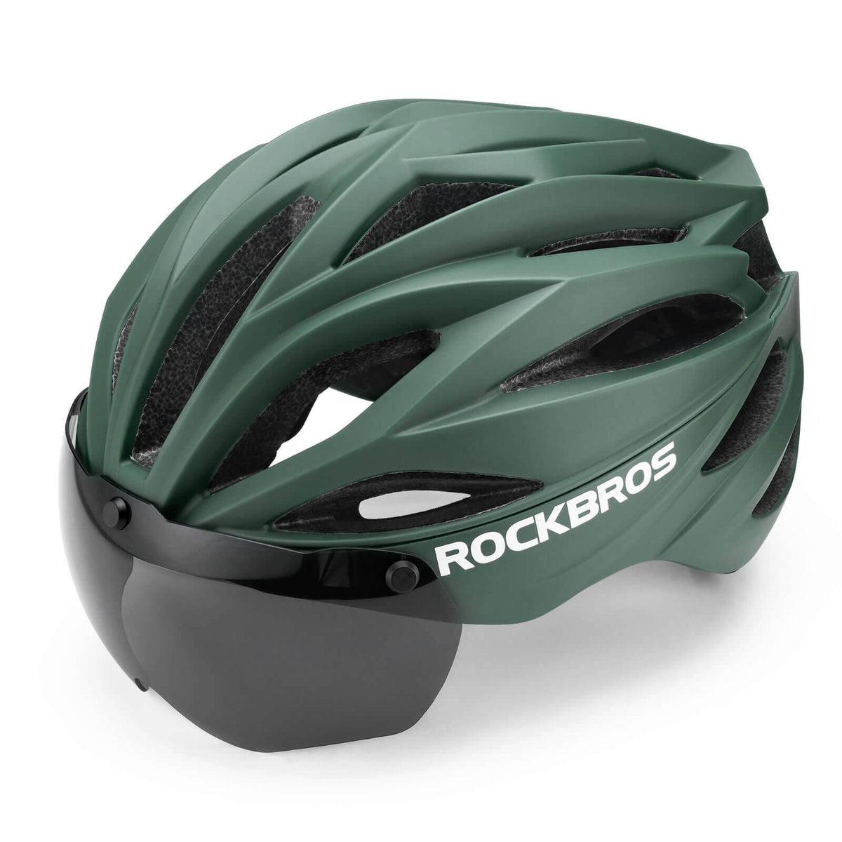 ROCKBROS Casco de Bicicleta MTB Magnético Desmontable con Visera