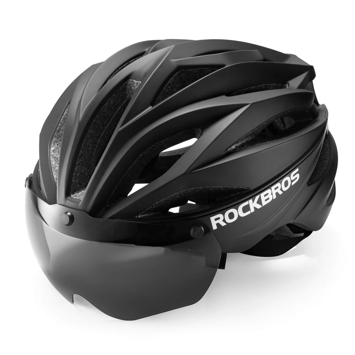 ROCKBROS Casco de Bicicleta MTB Magnético Desmontable con Visera