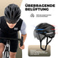 ROCKBROS Casco de Bicicleta MTB Magnético Desmontable con Visera