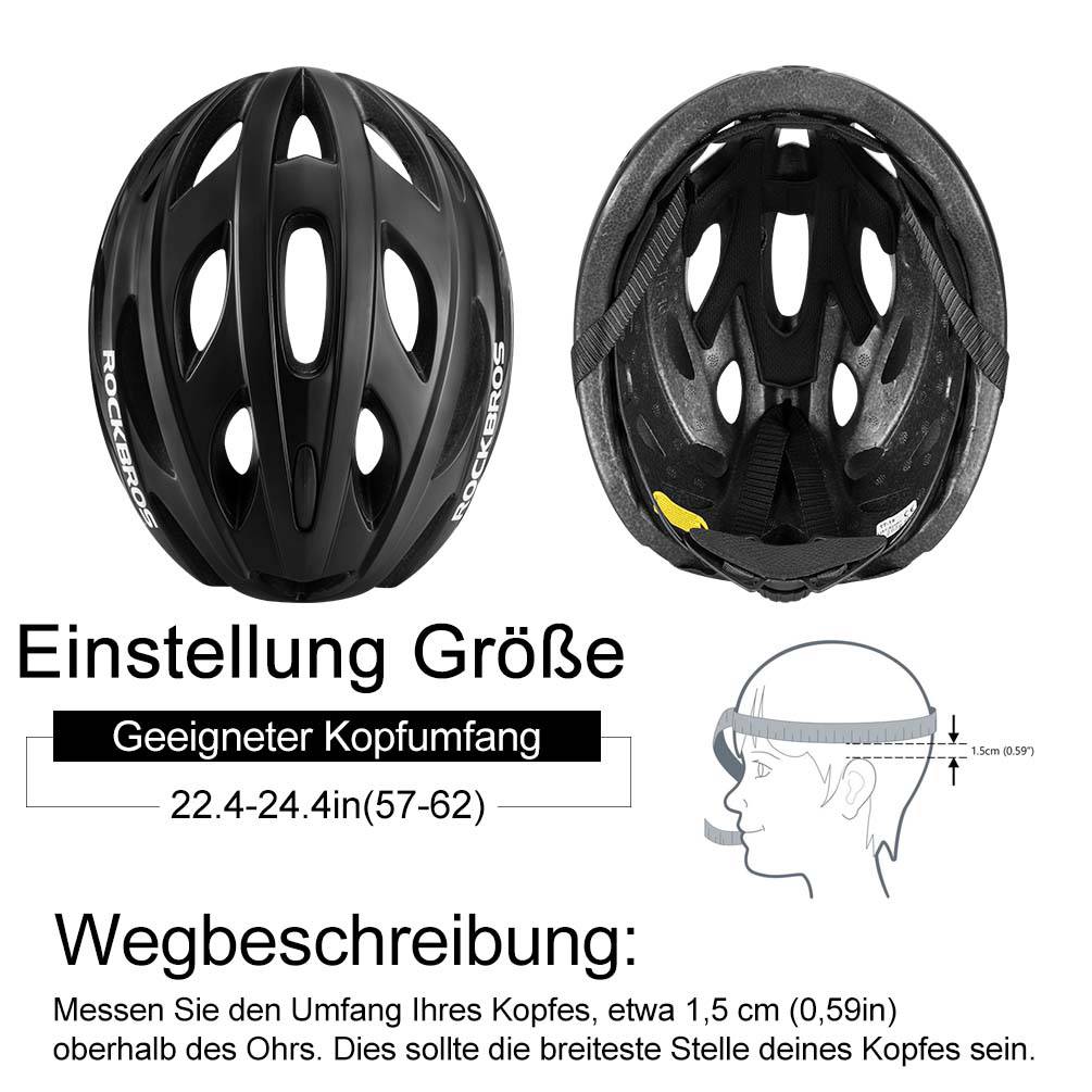 ROCKBROS Casco de bicicleta con gafas magnéticas desmontables integradas y visera