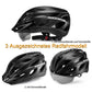 ROCKBROS Casco de bicicleta con gafas magnéticas desmontables integradas y visera