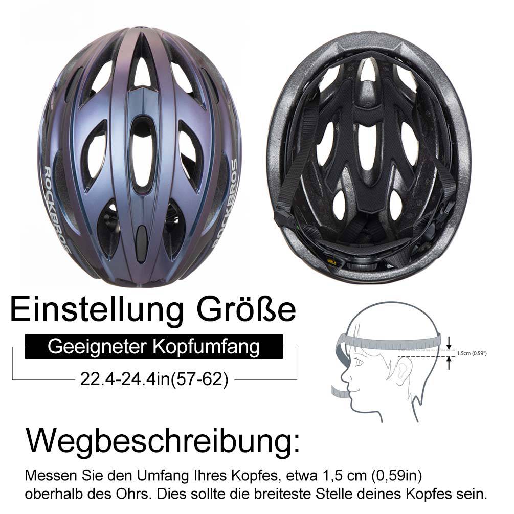 ROCKBROS Casco de bicicleta con gafas magnéticas desmontables integradas y visera