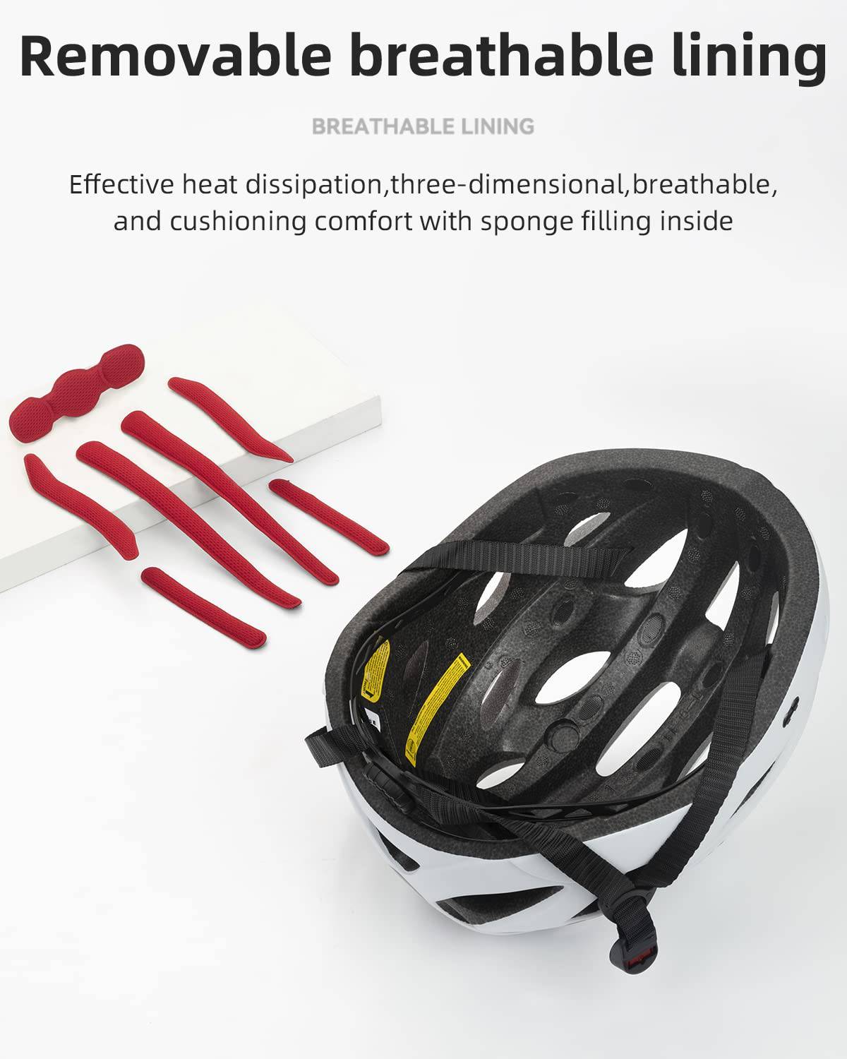ROCKBROS Casco de bicicleta con gafas magnéticas desmontables integradas y visera