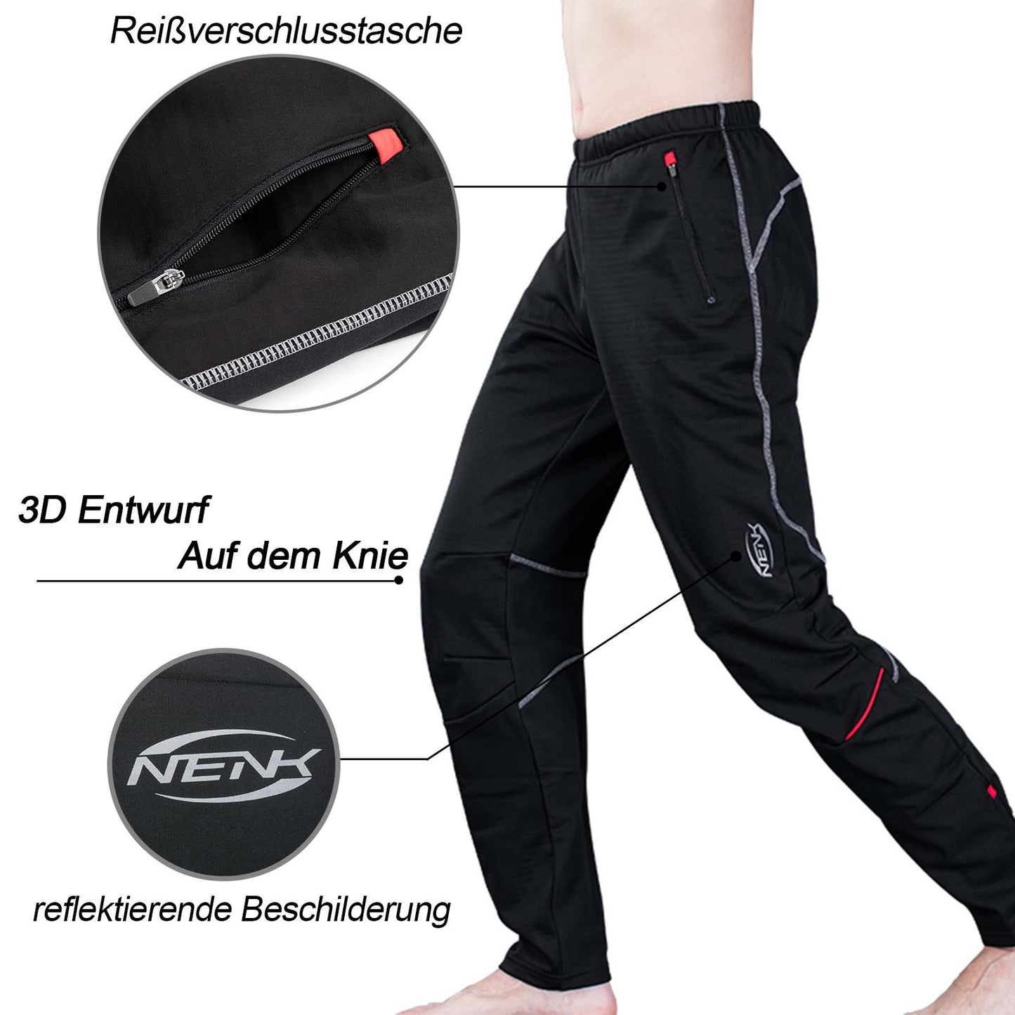 Pantalones de ciclismo para hombre, pantalones de ocio, actividades al aire libre, tallas M-4XL, ROCKBROS